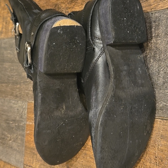 Zara Leather Moto Boots - Picture 11 of 15
